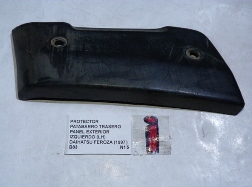 Protector Tapabarro Trasero Panel Ext Lh Daihatsu Feroz 1997