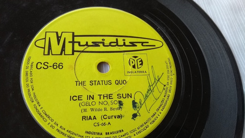 The Status Quo Ice In The Sun When My Mind Is Not Live Vinil