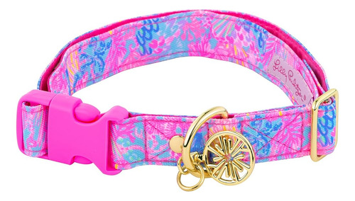 Lilly Pulitzer Collar Ajustable Para Cachorros Para Perros, 