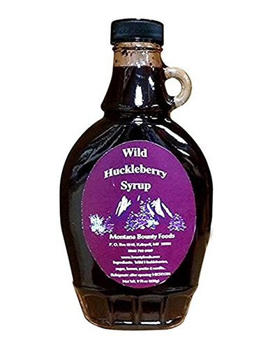 Montana Huckleberry Jarabe De Desayuno Ingredientes - 11 Oz 