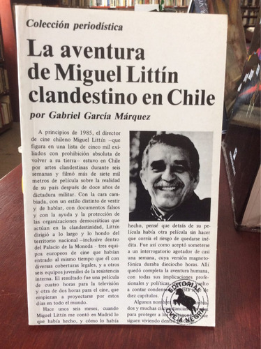 La Aventura De Miguel Lattin Clandestino En Chile