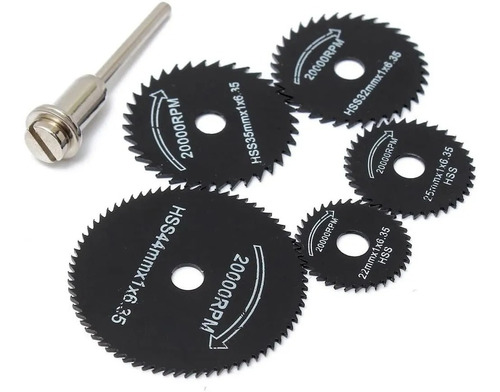 Discos De Corte Minitorno Dremel Sierra Circulares X6 Pcs P