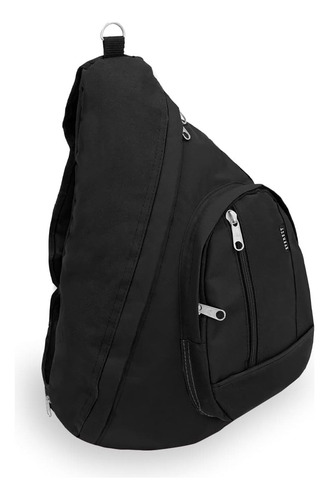 Bolso Bandolera Everest, Negro, Talla Única