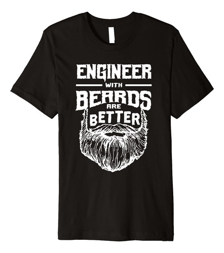 Camiseta De Primera Calidad Con Diseo De Ingeniero Con Barba