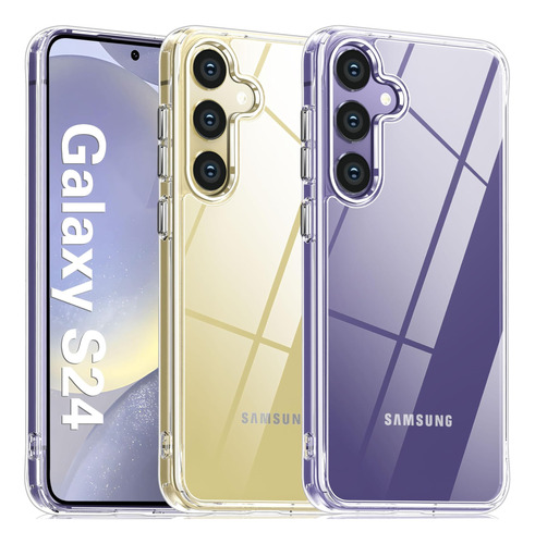 Oterkin Para Samsung Galaxy S24 Funda Transparente, 20x] S24