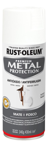 Pintura Anticorrosiva Metal Protection Acabado Mate 340 Gr