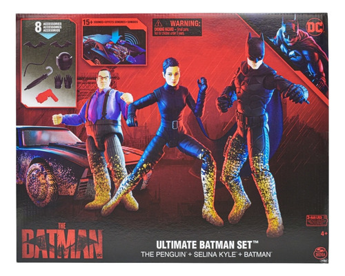 The Batman Ultimate Batman Set Pingüino Selina Spin Master