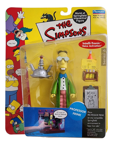 Figura Los Simpsons Playmates Series 6 Profesor Frink