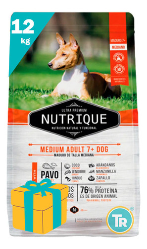 Ración Nutrique Perro Senior Mediano + Obsequio Y E. Gratis