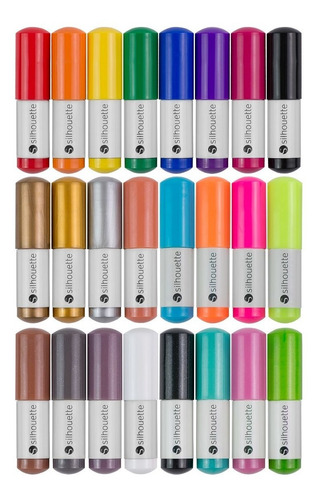 Imagen 3 de 6 de Sketch Pen Starter Kit 24 Colores Plumas Silhouette