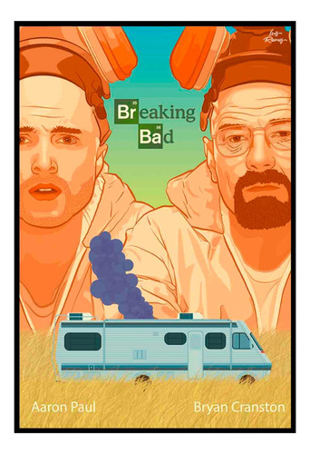 Cuadro Poster Premium 33x48cm Paul Y Cranston Breaking Bad