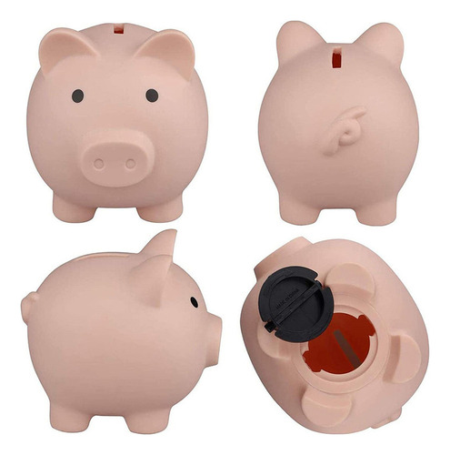 Bonita Caja De Dinero Con Diseño De Cerdo Para Ahorrar Diner