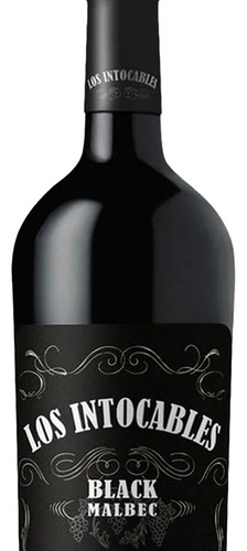 Pack De 4 Vino Tinto Los Intocables Black Malbec 750 Ml