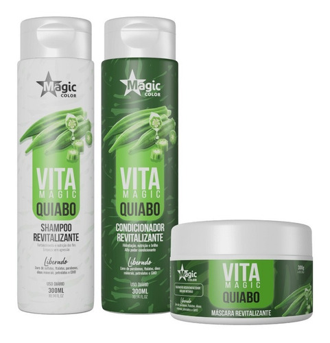 Kit Vita Magic  Linea Revitalizante Quiabo