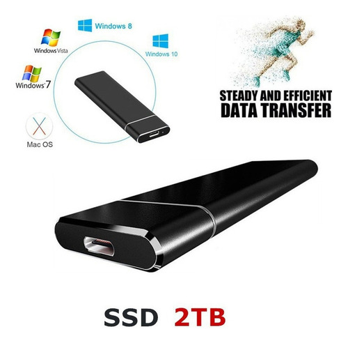 Unidad De Estado Sólido Móvel Ssd 2tb Dispositivo De Armaze