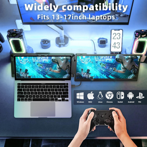 Extensor De Monitor De La Computadora Portátil, Monitor Port