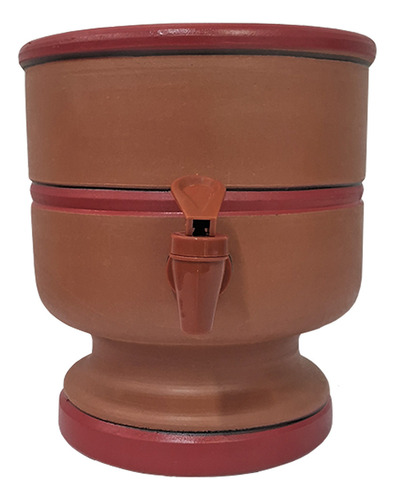 Filtro Barro 3 Litros 1 Vela Cerâmica Cozinha N0 Velas Oasis