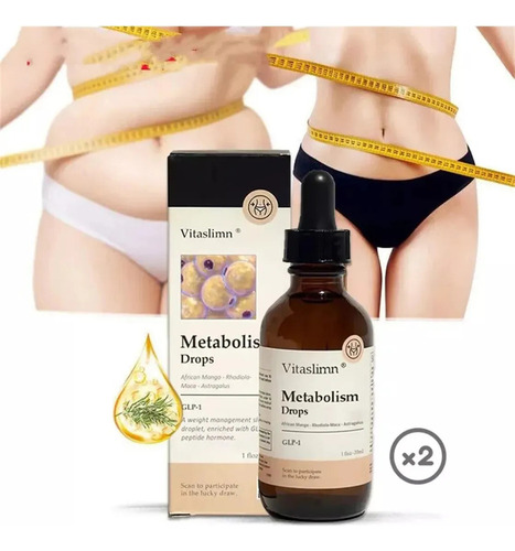 Gotas De Trimova, Gotas De Metabolismo Vitaslim Glp-1