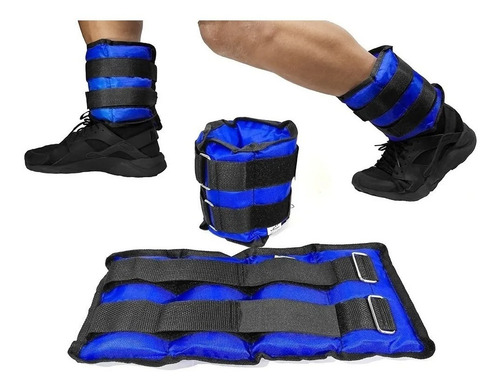 Imagen 4 de 5 de Pesas Tobillo / Muñeca Par 4 Kilos / Ejercicios / Fitness