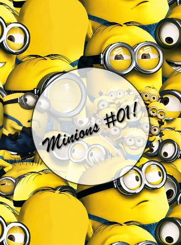 Minions #01! Lámina Decoupage Autoadhesiva 30 X 42 Cm Bebes