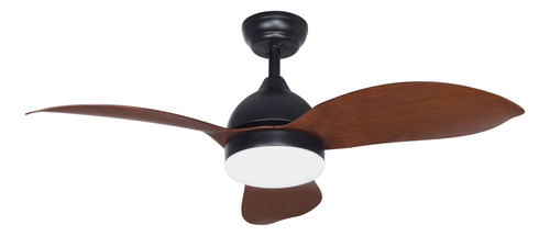 Ventilador De Techo Madera 361b Con Led Control Remoto Laft