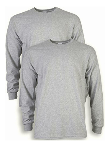 Gildan Playera, Hombres, Gris Deportivo, Xxxx-large Color Sport Grey (2 Unidades)