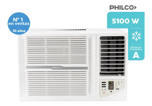 Aire Acondicionado Philco De Ventana Frío 4412 Frigorías Bla Blanco