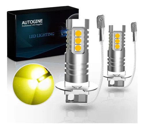 Bombillas Led H3 Luz Antiniebla 2000 Lúmenes Extremada...