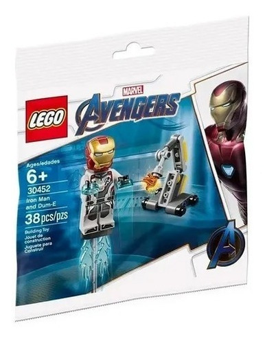 Lego Iron Man And Dum - E Avengers Marvel  38 Pzs. 