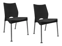 Comprar Silla Plástica Apilable Jardin Malba Hogar Quincho Pack X2 + Envio Gratis C\u002Fgarantia Mobilarg