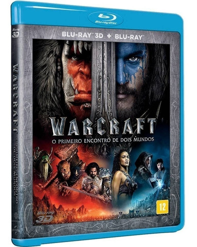 Blu-ray 3d Warcraft O Primeiro Encontro Entre Dois Mundos