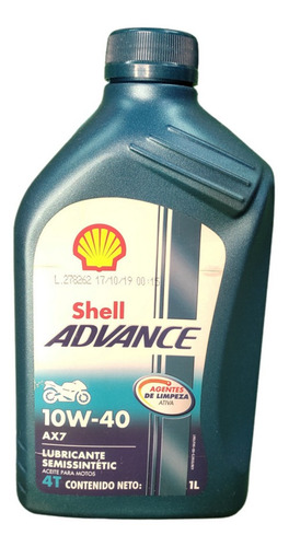 Shell Advance Synthetic Blend Aceite Para Motos 4t Premi ...