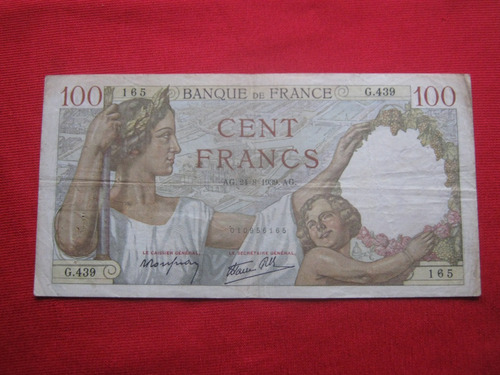 Francia 100 Francos 1939 Sully 
