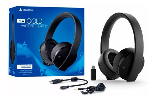 Auriculares Headset New Gold Wireless Sony Ps4 Envío Grátis