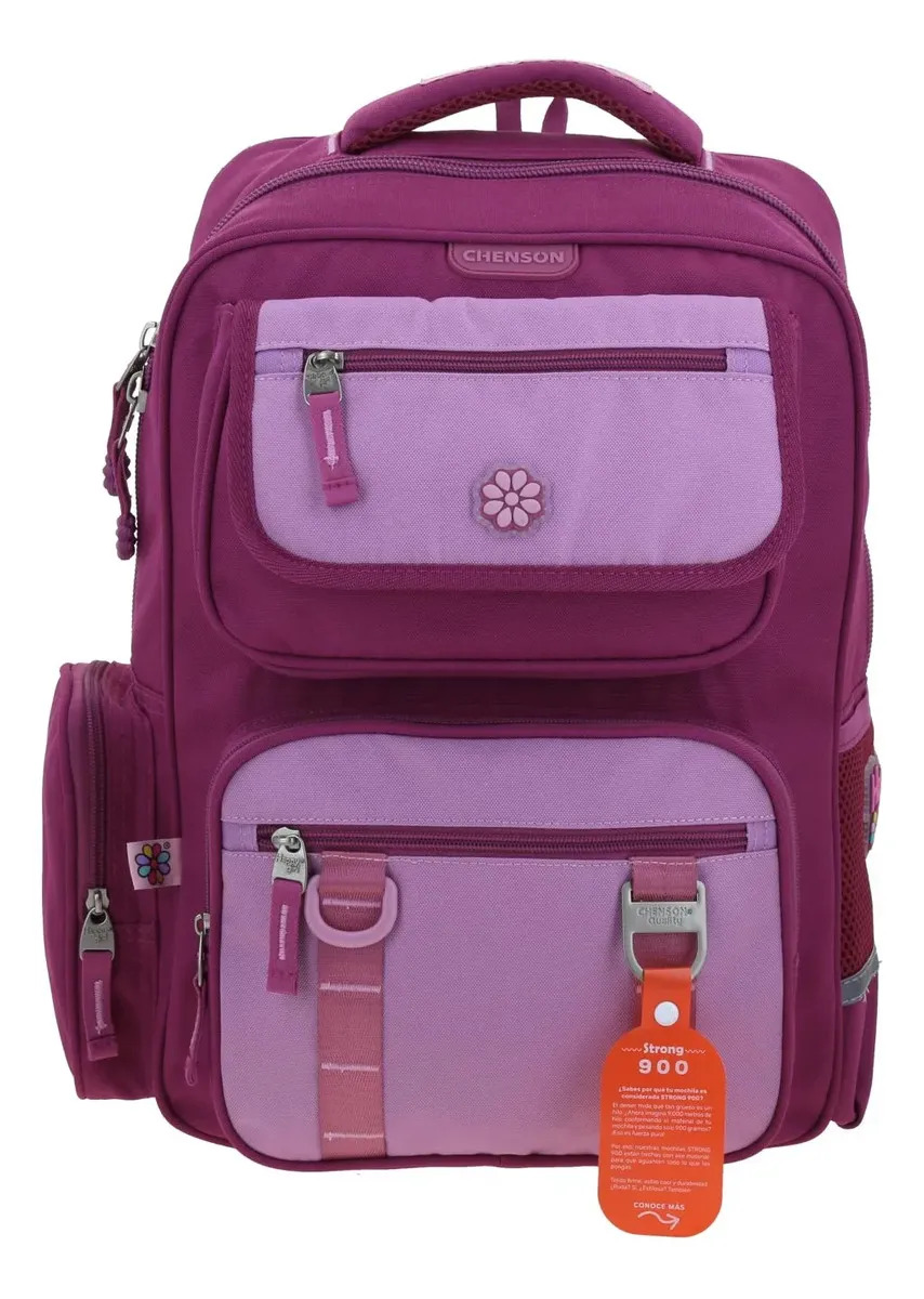 Mochila Grande Chenson Porta Laptop Happy Girl Stra-u Tinto Hg70914-u