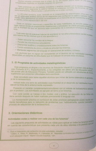 Libro Metodo Eos Recuperacion/refuerzo Habilidades Metaligüi