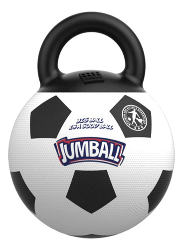 Gigwi® Pelota De Futbol Jumball Mango De Goma Para Perros