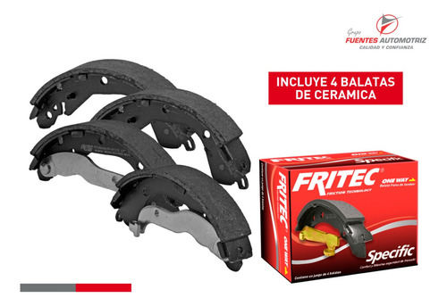 Kit Balatas Tambor Traseras Onix 2021 2022 2023 Cerámica