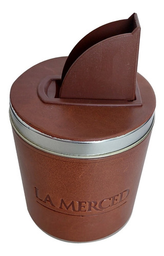 Yerbera La Merced Ecocuero Marrón Chica