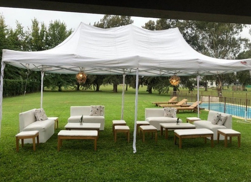Alquiler De Livings, Puff, Gazebos, Piso Deck Para Eventos