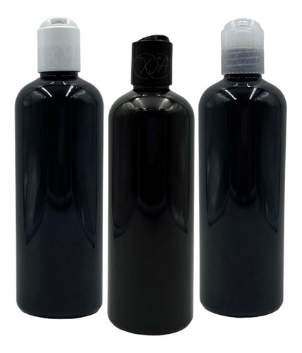 Envases Plasticos Jefferson Negro 500 Ml Tapa Disc Top