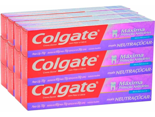 Creme Dental Colgate Neutraçucar 70g (12 Unidades)