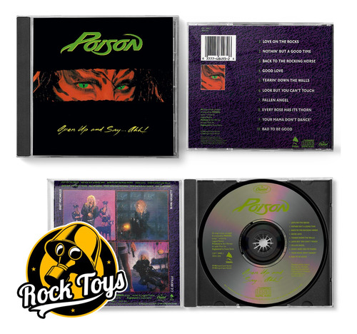 Poison - Open Up And Say... Ahh 1988 Cd Vers. Usa (Reacondicionado)