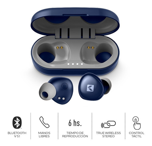 Imagen 1 de 9 de Auriculares Inalámbricos Bluetooth 5.1 Tactil In Ear Tws Hd