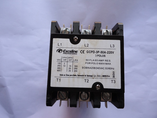 Contactor De Propósito Definido Gcpd 3p 50a 220v