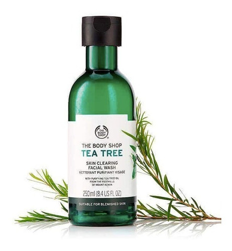 Imagen 3 de 6 de Limpiador Facial Tea Tree Árbol De Té 250 Ml