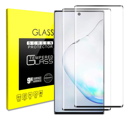 Protector Pantalla Vidrio Templado Para Samsung Note 10 3d 2