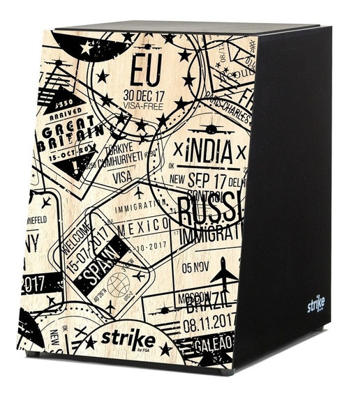 Cajon Fsa Strike Sk 4055 Stamps Acústico Mdf | Parcelamento sem juros