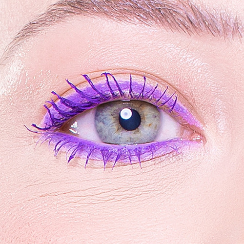 Imagem 2 de 3 de Máscara De Cílios E Lapiseira Have Fun Roxo Vizzela + Brinde
