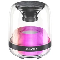 Comprar Caixa De Som Awei Y386 Bluetooth 5.1 Colorido Led Rádio Fm